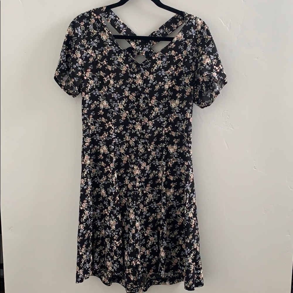 Vintage floral playsuit romper